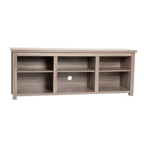 Emma and Oliver Cube Style TV Stand for up to 80" TV's - 65" Media Console with 6 Open Storage Shelves - 1 of 4