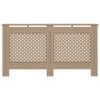 vidaXL Radiator Cover 59.8"x7.5"x32.1" MDF - 3 of 4