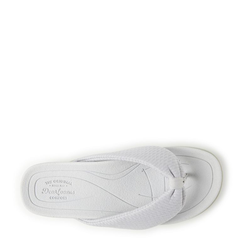 Dearfoams Women's Low Foam Thong Sandal, 4 of 6