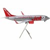 Boeing 737-300 Commercial Aircraft "Jet2" Gray Metallic with Red "Gemini 200" Series 1/200 Diecast Model Airplane by GeminiJets - 3 of 3