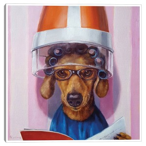 Ms. Canela Unframed Wall Canvas - Masterpiece Art Gallery: Modern Animal Artwork, MDF & Canvas Material, 20x20 inches - 1 of 4