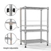 SEVOBAL Utility Storage Shelves 450 lbs Wire Storage Shelving 3-Tier Utility Shelving Unit Steel Organizer Wire Rack, Brown, 17.7"*11.8"*47.2" - 4 of 4