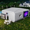 AMERLIFE Inflatable Nightclub Tent, Black Portable Gazebo with Dual Doors, Logo Panel - 2 of 4
