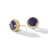 Ross-Simons 4.70 ct. t.w. Sapphire and .19 ct. t.w. Diamond Earrings in 18kt Gold Over Sterling - 3 of 4
