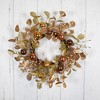 Northlight Ball Ornament Glittered Artificial Christmas Wreath - 24" - Gold and Copper Tone - image 4 of 4