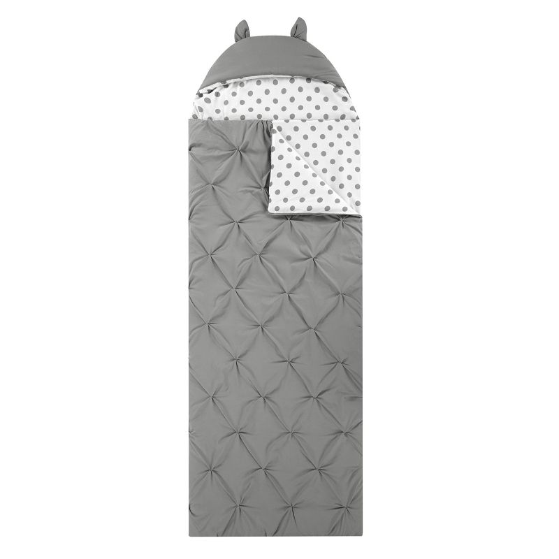 Twin XL Nicki Kids&#39; Sleeping Bag Gray - Chic Home Design, 3 of 5