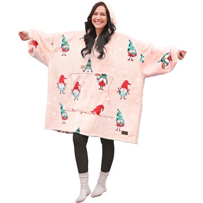 Catalonia Oversized Hoodie Blanket Sweatshirt, Warm Comfortable Fleece Giant Pullover for Adults Men Women Teenagers Wife Girlfriend Gift