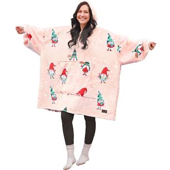 Catalonia Print Oversized Hoodie Blanket Sweatshirt, Comfortable Fleece Giant Pullover for Adults Men Women Teenagers Wife Girlfriend Gift