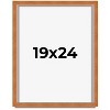 PosterPalooza | Classic Brown Picture Frame - UV Acrylic, Foam Board Backing, Hanging Hardware - 2 of 4