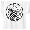 Women's - Instant Message - Skeleton Cowboy with Moon Short Sleeve Graphic T-Shirt - 2 of 4