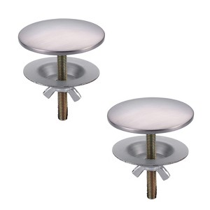 Sink Hole Cover 2-Pack – 2 Inch Deck Plate for Kitchen or Bathroom Faucet - 1 of 4