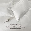 Cotton Duvet Cover Boho Textured Embroidery Jacquard Duvet Cover Set Soft and Breathable Bedding Set for All Seasons - 2 of 4