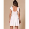 INSPIRE CHIC Women's Sleeveless Smocked Square Neck Tank Casual Dress - 3 of 4