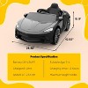 Ride On Car for Kids 12V Licensed Battery Powered Sports Car with 2 Speeds, Parent Control, Sound System, Led Headlights - 2 of 4