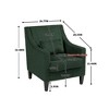 CAVINAS Corduroy Upholstered Accent Chair,Comfortable Arm Chairs  with Armrest and Pillows for Bedroom,Reading Room - 3 of 4