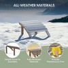 WestinTrends Azura Outdoor Patio HDPE Adirondack Ottoman Footrest - 3 of 4