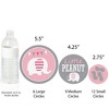 Big Dot of Happiness Pink Elephant - Girl Baby Shower Giant Circle Confetti - Birthday Party Decorations - Large Confetti 27 Count - 3 of 4