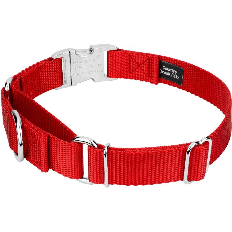 Country Brook Petz Heavyduty Nylon Martingale with Premium Buckle, 2 of 6