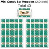 Big Dot of Happiness Tropical Luau - Mini Candy Bar Wrappers, Round Candy Stickers & Circle Stickers - Hawaiian Beach Candy Favor Sticker Kit - 304 Pc - 3 of 4