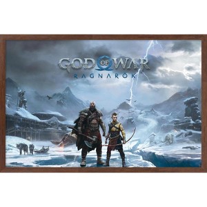 Trends International God Of War - Key Art Framed Wall Poster Prints - 1 of 4