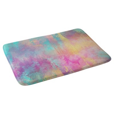 Abstract Cloud Bath Mat (36"x24") Purple - Deny Designs