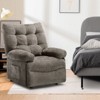 COMHOMA Power Lift Recliner, Oversized Chair with Side Pockets, Fabric Reclining Sofa Chair - 4 of 4
