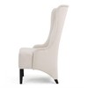 Dining Chair, Upholstered Back Rest Seat Accent Chair With Birch Wood Legs, Leisure Chair For Restaurants Living Rooms - 4 of 4
