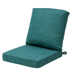 Pellebant Patio Chair Cushions Waterproof for Outdoor Furniture with Removable Cover Deep Seat & Back Cushion - 1 of 4