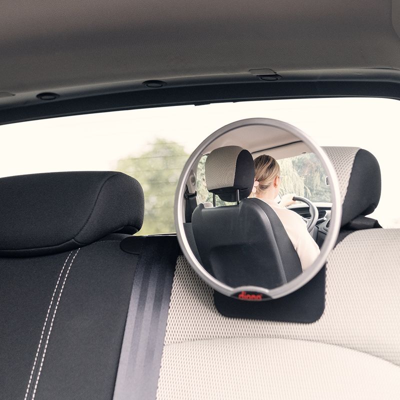 Diono Easy View  Baby Car Mirror Adjustable Safety Car Seat Mirror for Rear Facing Infant Crash Tested - Silver, 6 of 12
