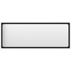 vidaXL Bathroom Mirror Black 39.4"x0.6"x14.6" Engineered Wood - 2 of 4