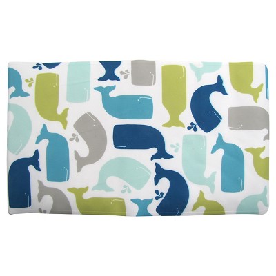 Whale Bath Mat Green - Pillowfort 