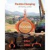VEVOR 28in Log Lifting Tongs, 4-Claw Log Tongs, Heavy Duty Steel Log Grapple, 2650LBS Lifting Capacity, Swivel Log Graper Timber, Orange - 3 of 4