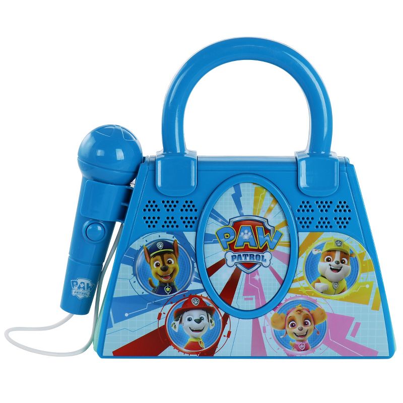 Paw Patrol Sing-A-Long Karaoke Machine with Microphone in Blue, 1 of 9