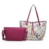 MKF Collection Danielle Reversible Shopper Tote Floral Bag, Crossbody Pouch Handbag Purse by Mia K - 2 of 4