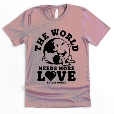 The Juniper Shop SmileyWorld The World Needs More Love Youth Short Sleeve Tee
