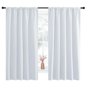 NICETOWN Blackout Curtains Rod Pocket Thermal Insulated Privacy Drapes (2 Panels) - 1 of 4