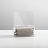 mDesign Kitchen Pantry/Fridge Storage Organizer Box - Hinge Lid, 4 Pack, Clear, USA Made - 3 of 4
