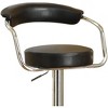 NicBex Set of 2 Bar Stools for Kitchen Island,Adjustable Swivel Counter Height Bar Stools with Short Back,Bar Chairs for Dining Rooms,Kitchens - 4 of 4