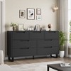 Garvee 7 Dresser for Bedroom, 55" Wide Dresser, Freestanding Horizontal Drawer with Storage, Wooden Closet Chest Storage for Bedroom - 4 of 4