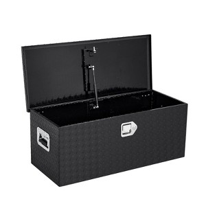 GustoWave Aluminum Truck Tool Box, Jobsite Storage Box Chest Cabinet, Heavy Duty Truck Bed Toolbox, Tools Organizer with Side Handles - 1 of 4