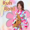 Scooby-Doo Girls' Tie-Dye Flower Power Union Suit Footless Sleep Pajama Multicolored - 4 of 4