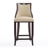 Set of 3 Emperor Upholstered Beech Wood Barstools - Manhattan Comfort - image 4 of 4