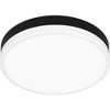 Quoizel Lighting Weldin 1 - Light Flush Mount in  Matte Black White - 4 of 4