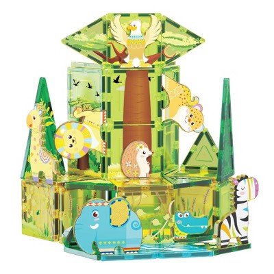 PICASSO-TILES Magnetic Tiles, Mini Diamond Series Magnet Tile, Educational Building Blocks, STEM Toy for Kids