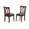 HomeStock Clarksville Double X-back chairs with Linen Fabric Fabric Seat - 3 of 4