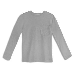 Mightly Toddler Fair Trade Organic Cotton Pocket Long Sleeve T-Shirt - 1 of 3