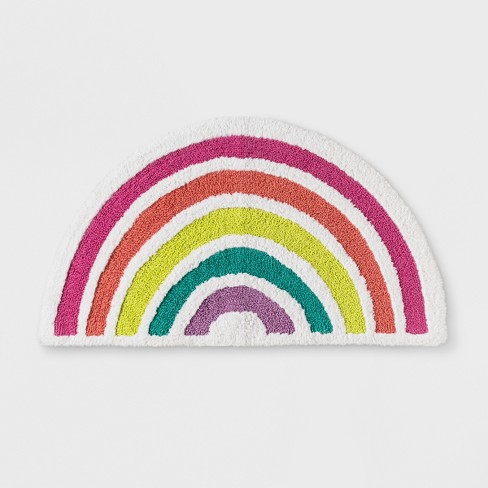 Rainbow Bath Rug Pillowfort Target