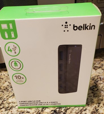 Belkin Superspeed Usb 3.0 4-port Hub F4u058tt (black) : Target