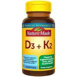 Nature Made D3+K2 Supplement Tablets - 30ct