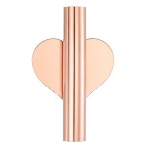 Unique Bargains Wall-Mounted Heart-Shaped Display Decoration Flower Vase Tube - 1 of 4